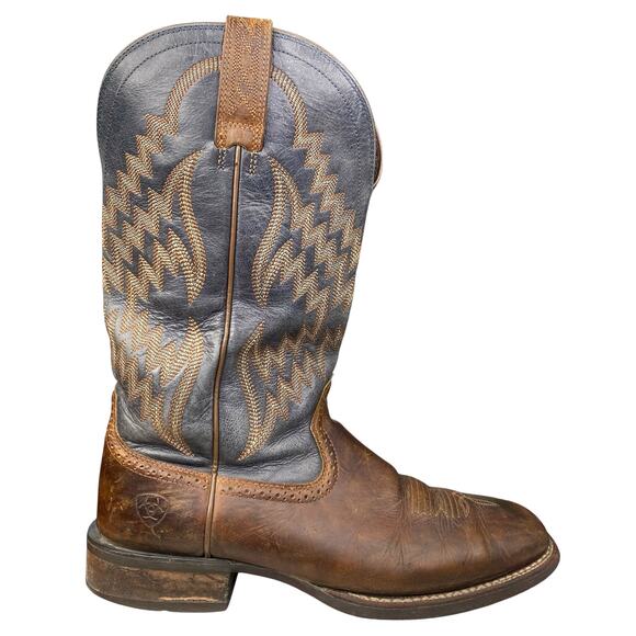 Ariat Men’s Tycoon Brown Leather Western Cowboy Boots Size US 9.5 D - Picture 1 of 10